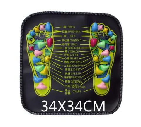 Reflexology Walk Stone Mat for Foot Massage (One)