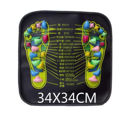 Reflexology Walk Stone Mat for Foot Massage (One)