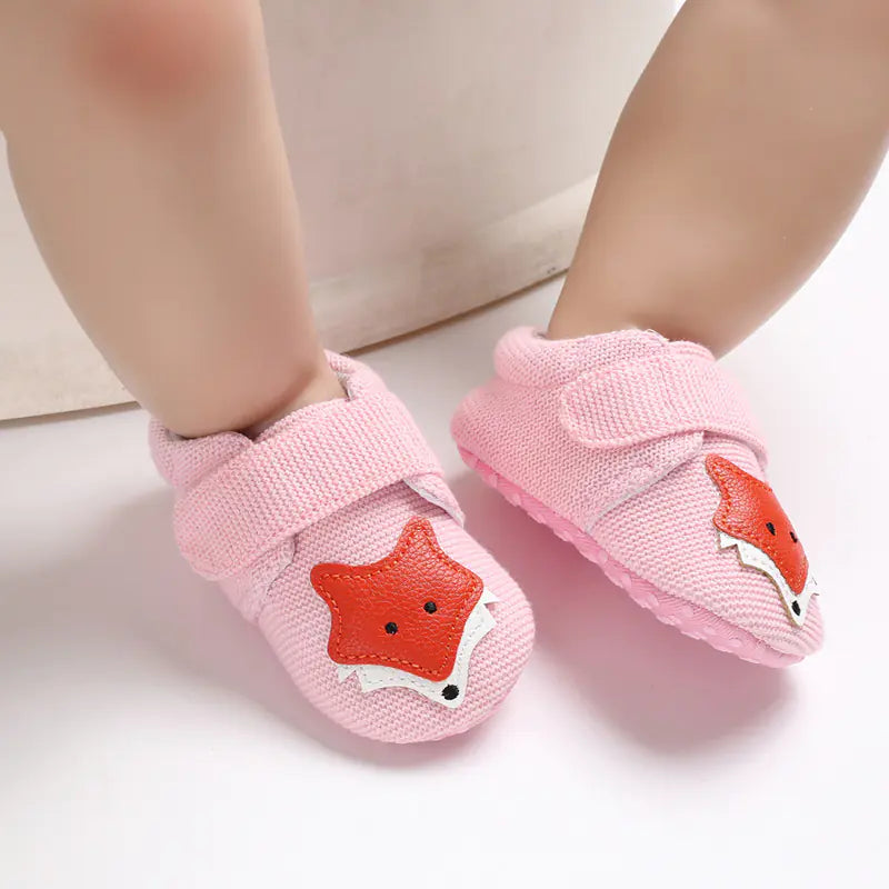Soft Sole Cartoon Baby Shoes for 0-1 Year Olds