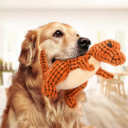 Dinosaur Tooth Grinding and Sound Toy for Dogs