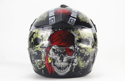 Off-Road Pirate Motorcycle Helmet