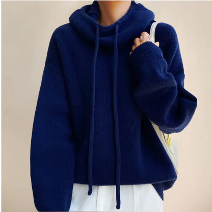 Women's Merino Wool Turtleneck Sweater (One Piece)