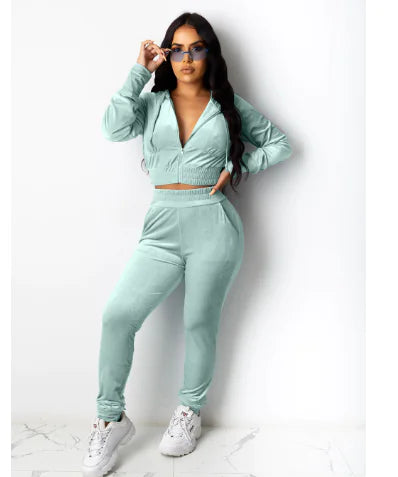 2019 Women's Casual Two-Piece Sportswear Set