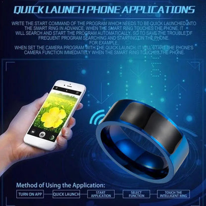 NFC Intelligent Ring in New Titanium Steel Design
