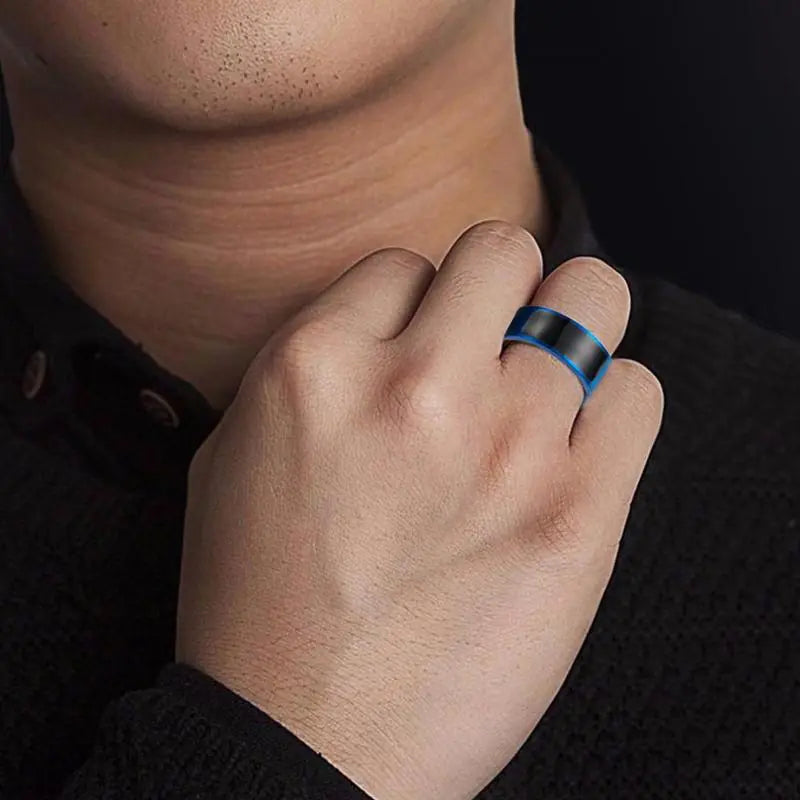 NFC Intelligent Ring in New Titanium Steel Design