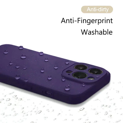 Astubia Square Liquid Silicone Phone Case for iPhone 11-14