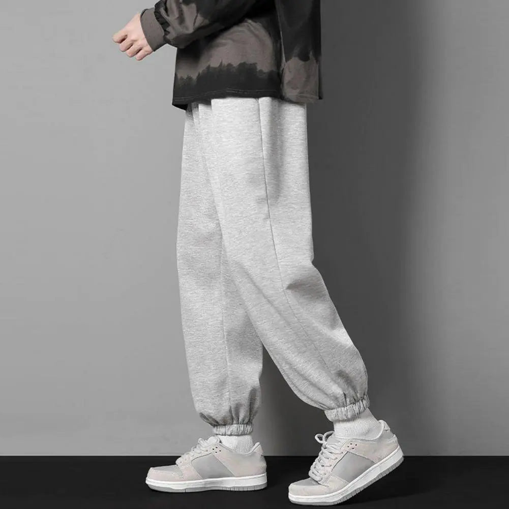 Men's Casual Loose Ice Silk 3/4 Pants for Spring/Summer